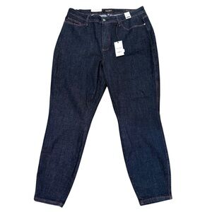 Judy Blue high waist skinny jeans 20W dark wash NWT heart back pockets stretch